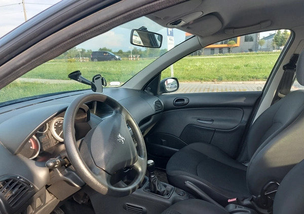 Peugeot 206 plus cena 8000 przebieg: 130000, rok produkcji 2009 z Kraków małe 29
